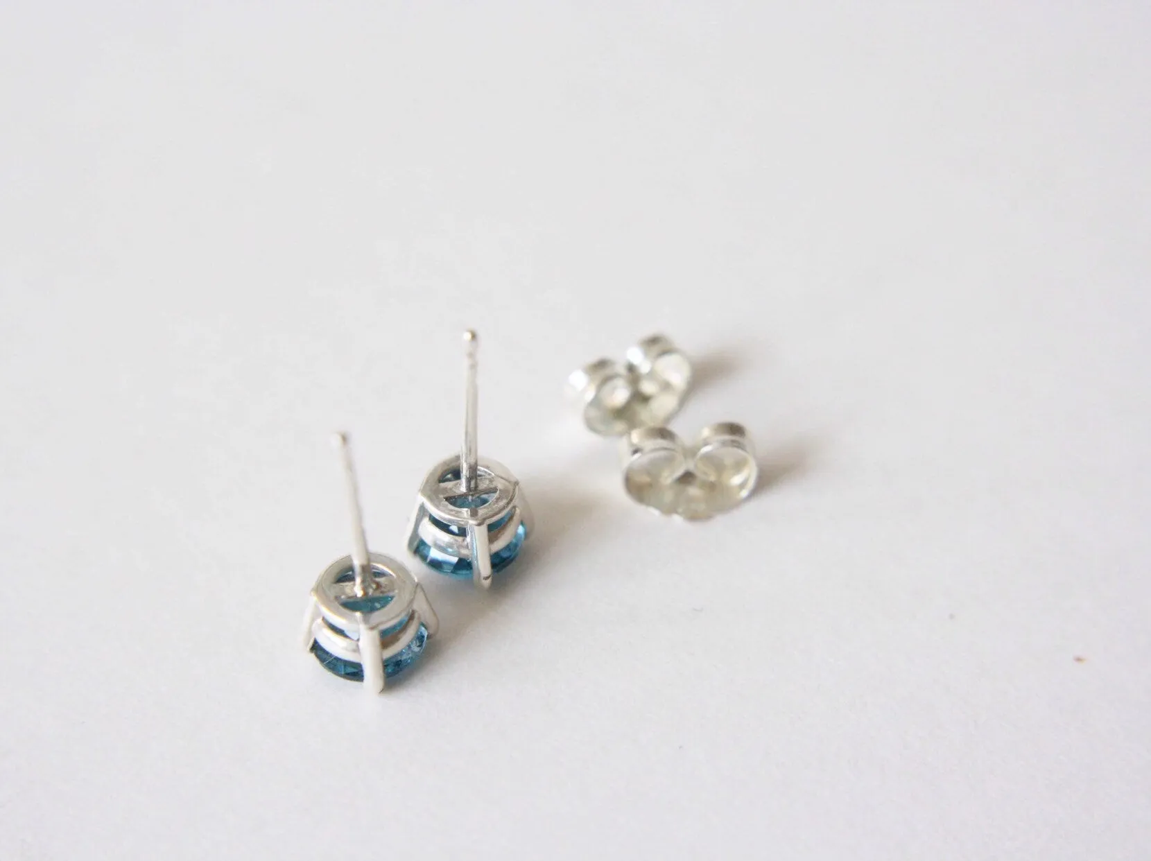 London Blue Topaz Stud Earrings