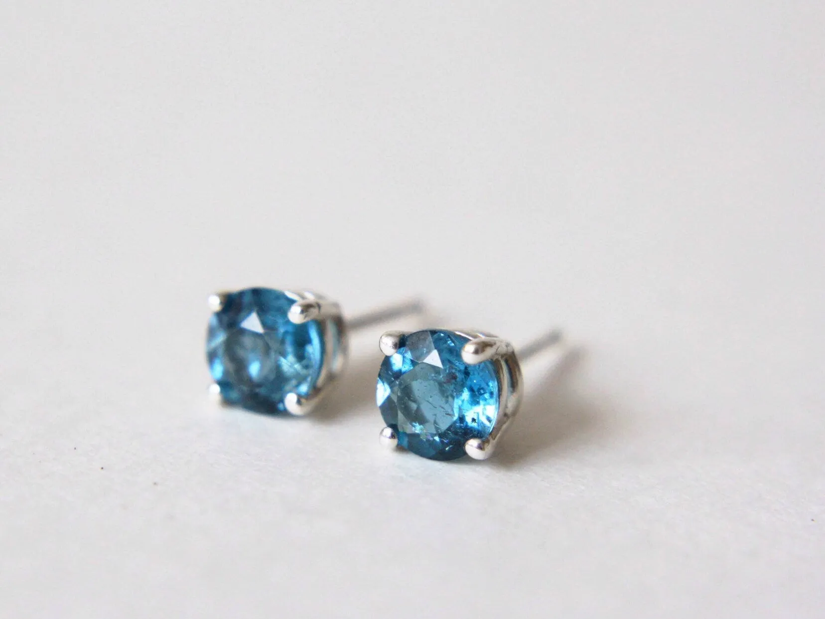 London Blue Topaz Stud Earrings