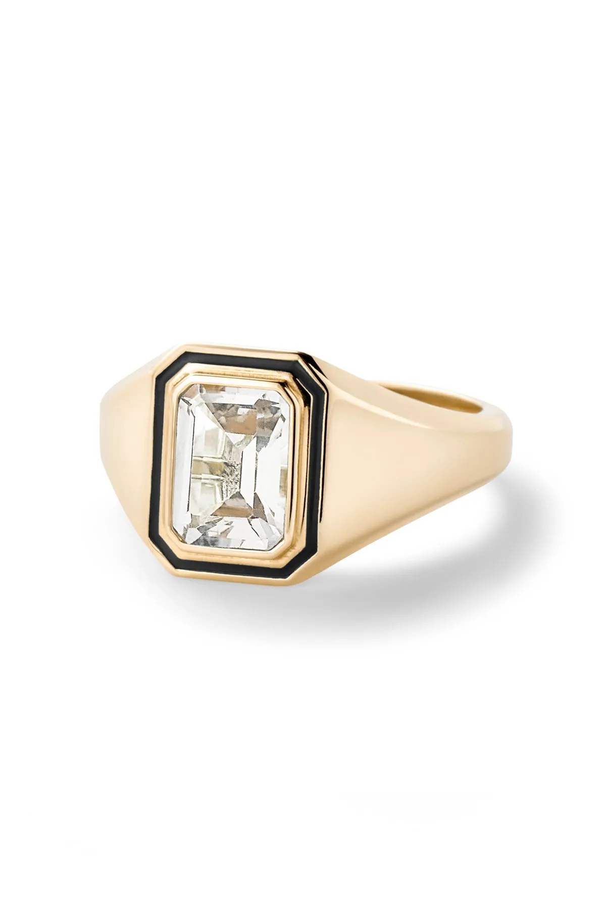 Madison Rectangle Bezel Signet Ring