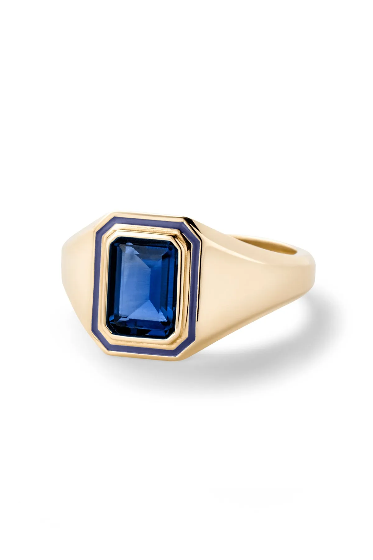 Madison Rectangle Bezel Signet Ring