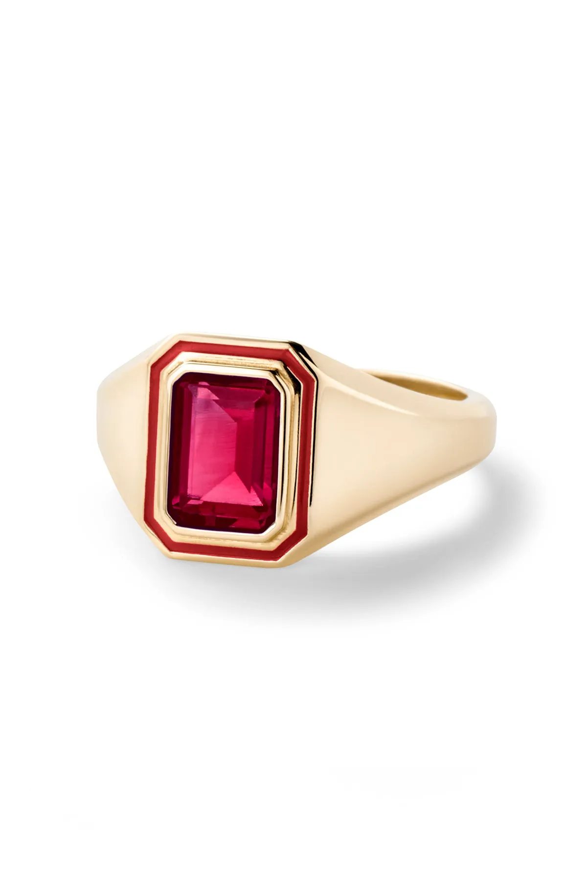 Madison Rectangle Bezel Signet Ring