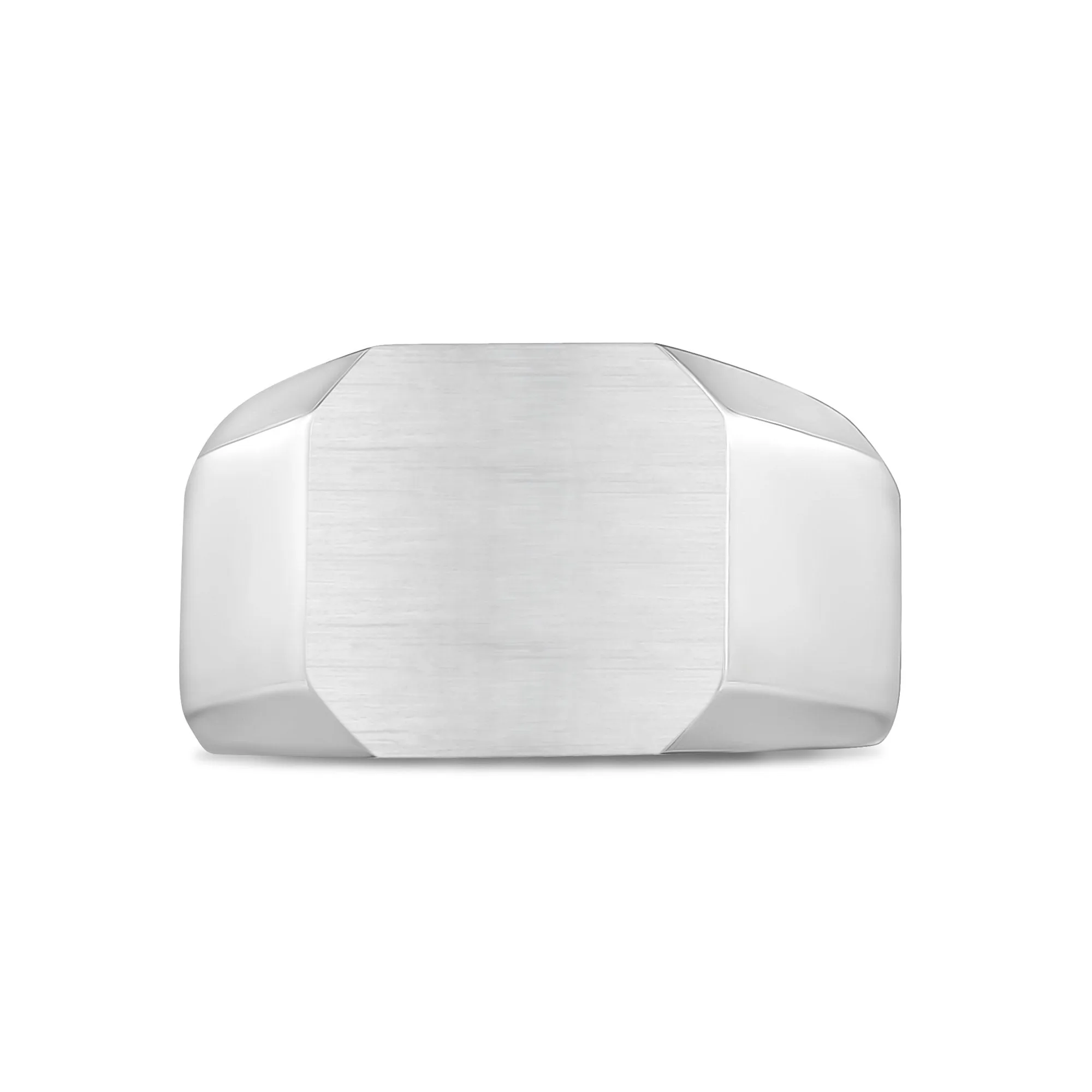 Matte & Shiny Signet Ring