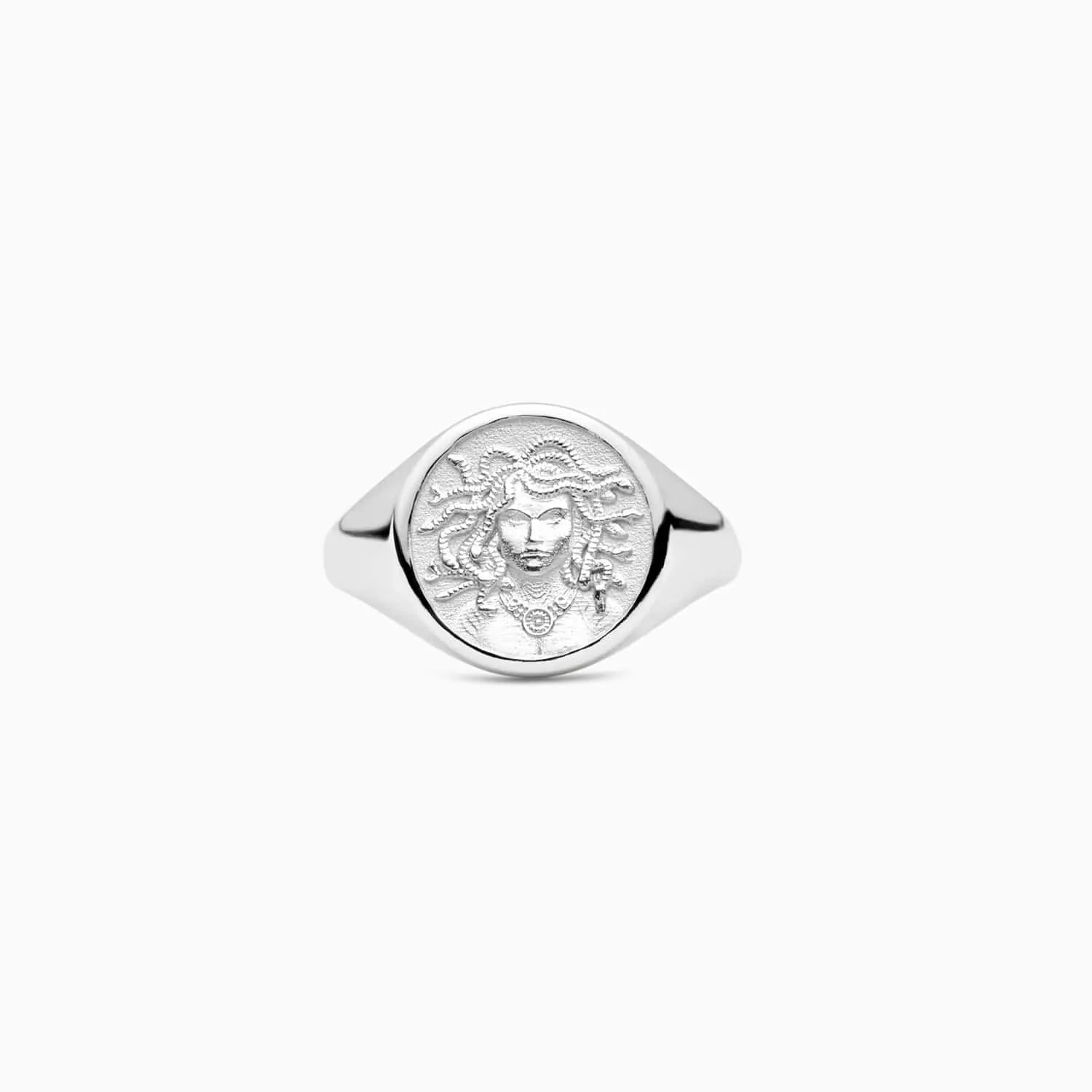 Medusa Signet Ring