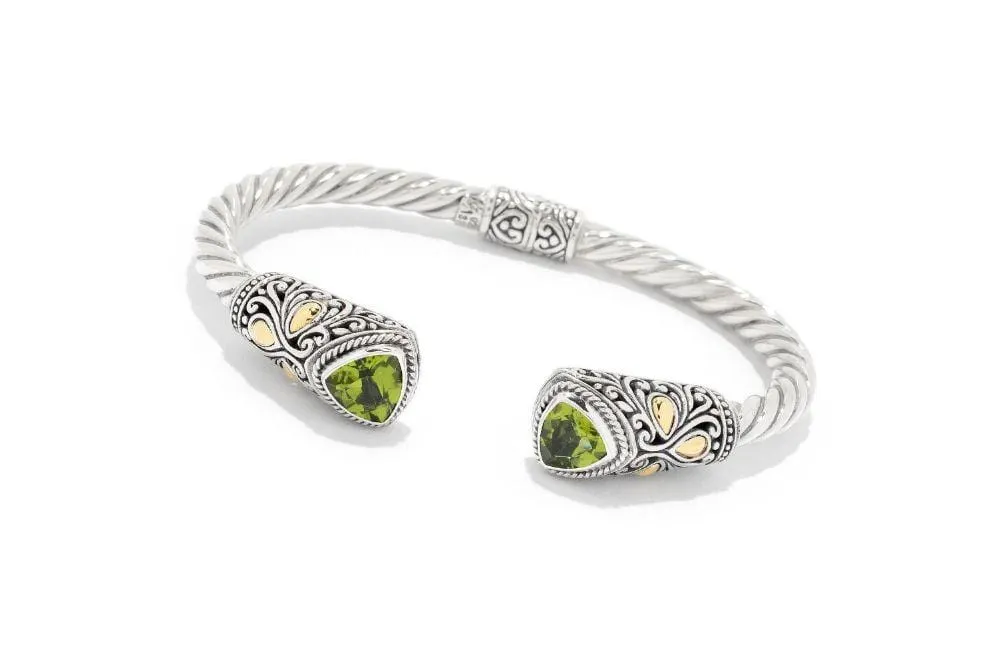 Meiko Bangle- Peridot