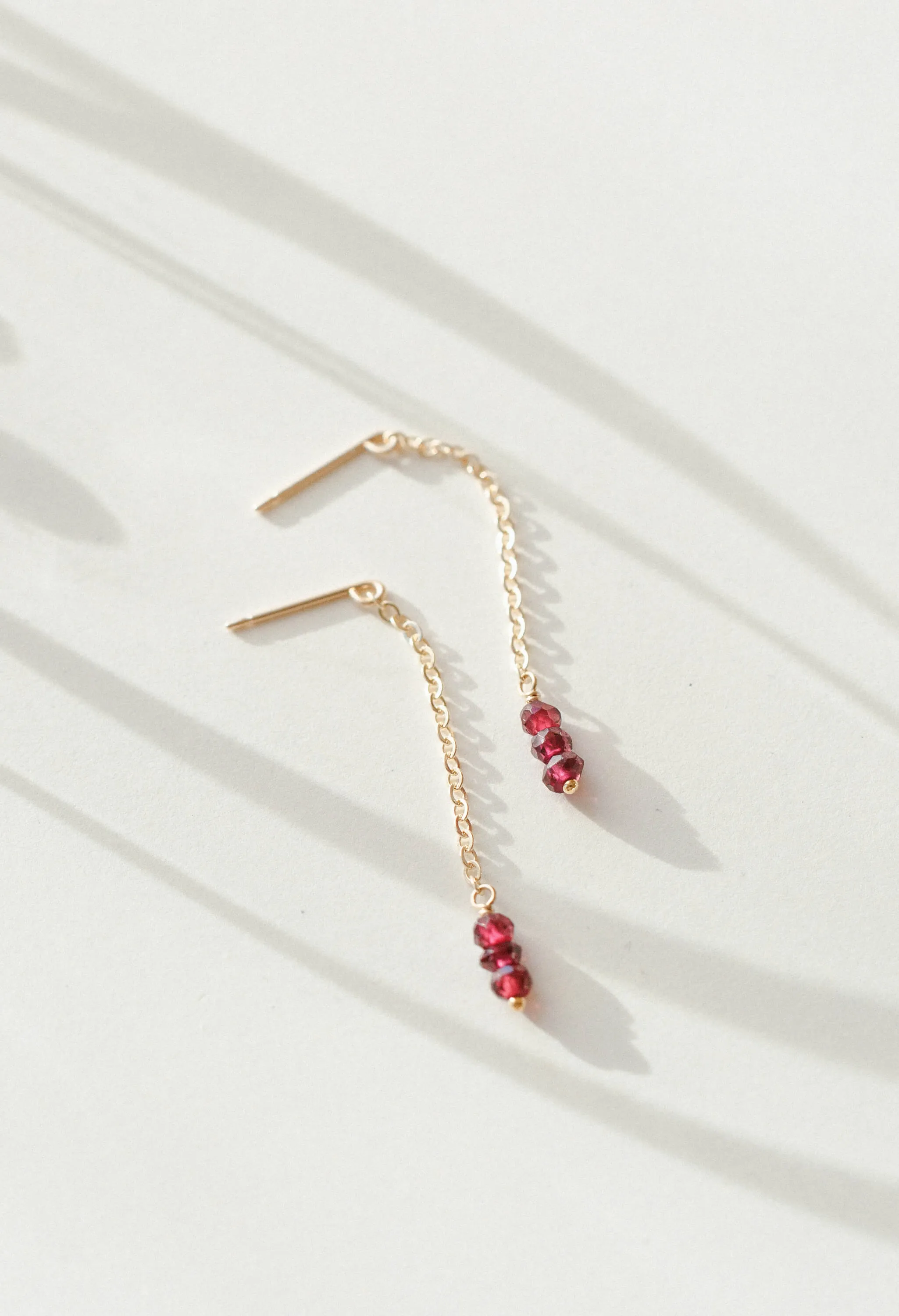 Mina Gem Drop Earrings