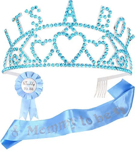 Mommy to Be Tiara Baby Shower, Its a Boy Tiara, Mommy to Be Sash Baby Shower, Daddy