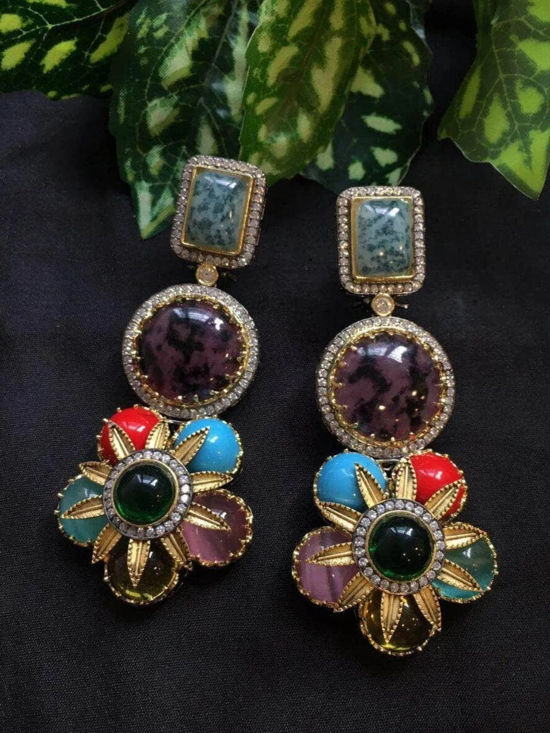 Multicolor Sabyasachi Inspired Earrings