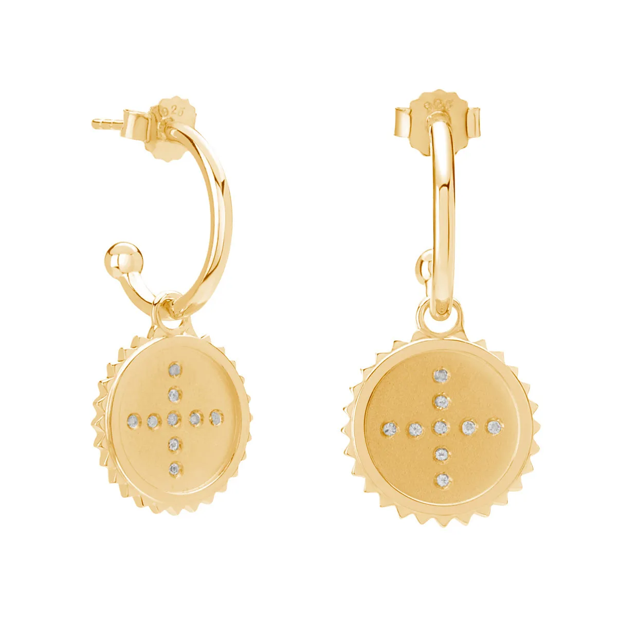 MURKANI Halcyon Hoop Earrings GOLD