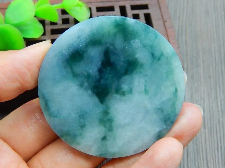 Natural Jade Jadeite Raw (40g, 50X50X6mm)