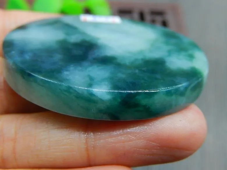 Natural Jade Jadeite Raw (40g, 50X50X6mm)