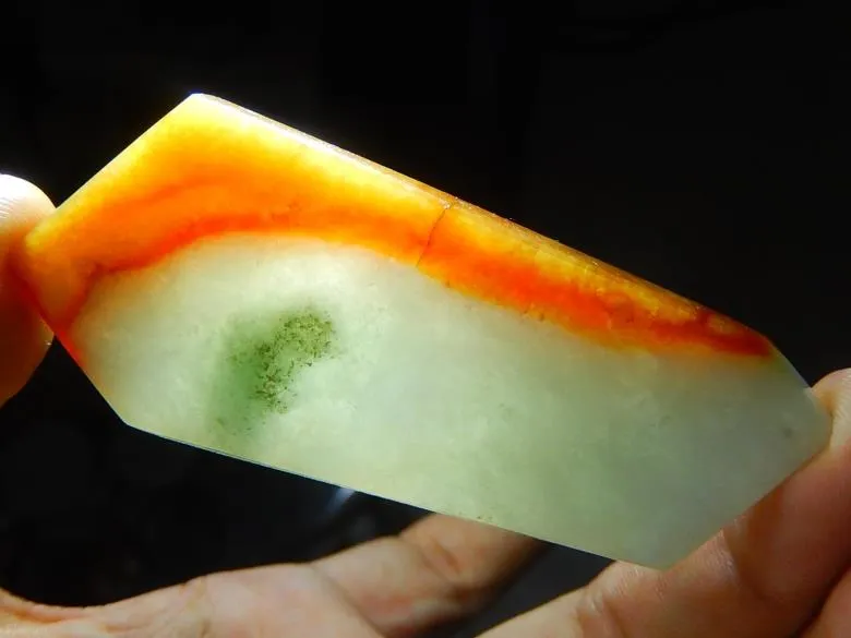 Natural Jade Jadeite Raw (40g, 79X34X5.6mm)