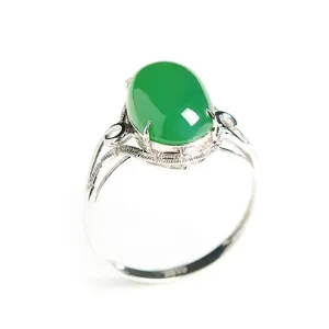 Natural Jade Ring Jadeite Gold Ring RG20