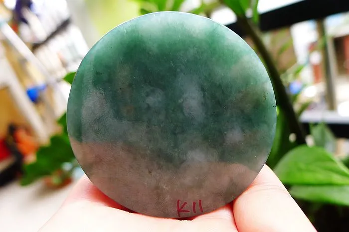 Natural Jade Rough Jadeite Raw (102g,5.6X1.4cm)