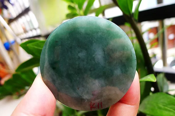 Natural Jade Rough Jadeite Raw (102g,5.6X1.4cm)