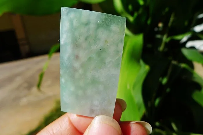 Natural Jade Rough Jadeite Raw (10g,3.9X2.1X0.45cm)