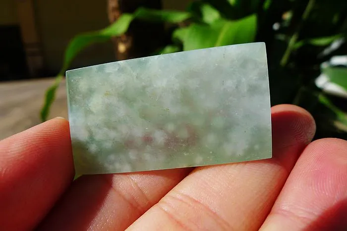 Natural Jade Rough Jadeite Raw (10g,3.9X2.1X0.45cm)