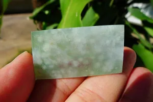 Natural Jade Rough Jadeite Raw (10g,3.9X2.1X0.45cm)