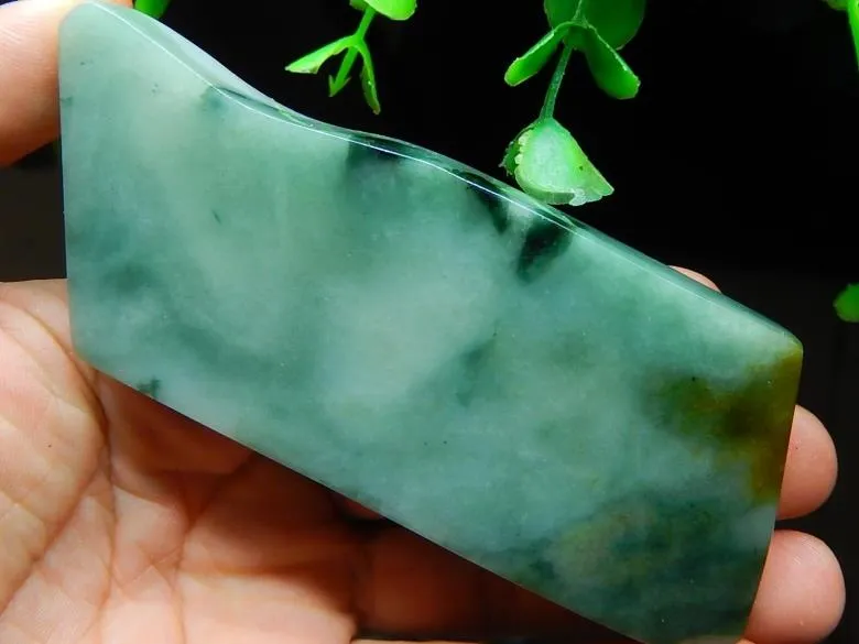 Natural Jade Rough Jadeite Raw (157g, 93X41X12.7mm)