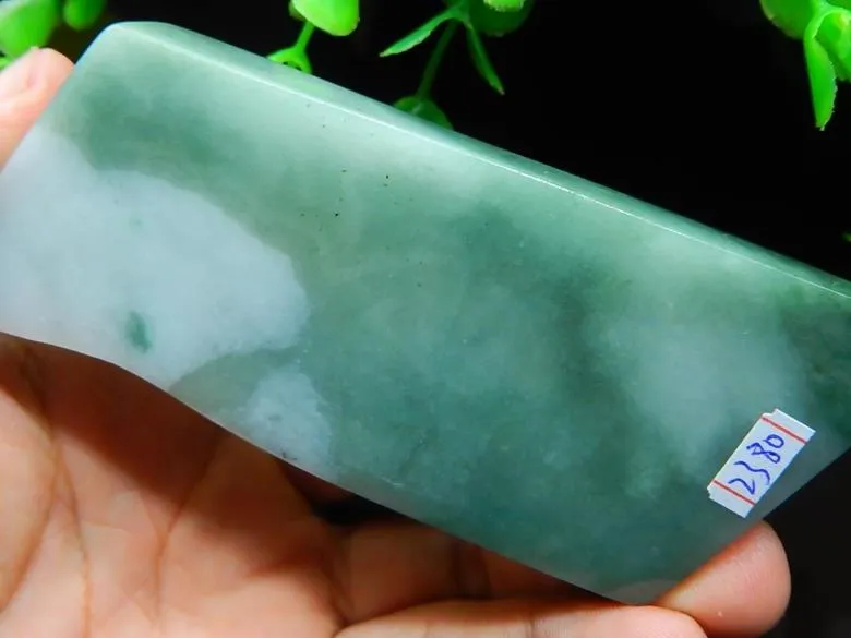 Natural Jade Rough Jadeite Raw (157g, 93X41X12.7mm)