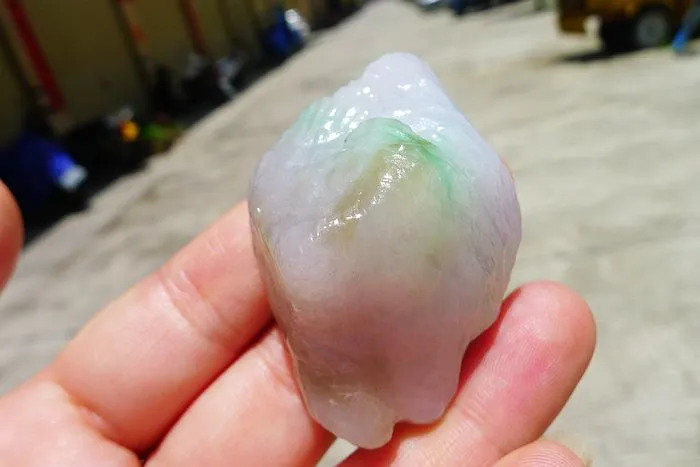 Natural Jade Rough Jadeite Raw (38g,5X3.5X1.9cm)