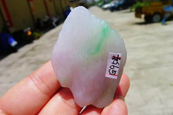 Natural Jade Rough Jadeite Raw (38g,5X3.5X1.9cm)