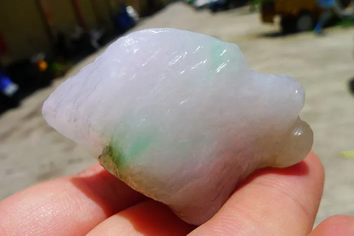 Natural Jade Rough Jadeite Raw (38g,5X3.5X1.9cm)