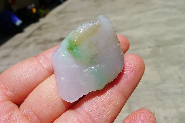 Natural Jade Rough Jadeite Raw (38g,5X3.5X1.9cm)