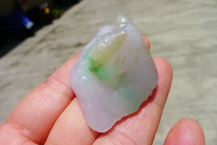 Natural Jade Rough Jadeite Raw (38g,5X3.5X1.9cm)