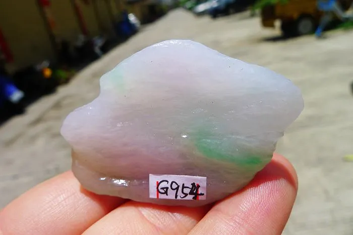 Natural Jade Rough Jadeite Raw (38g,5X3.5X1.9cm)