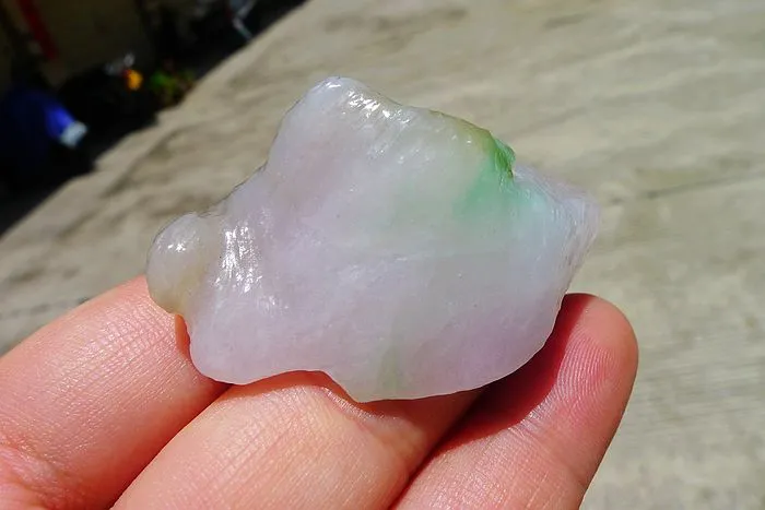 Natural Jade Rough Jadeite Raw (38g,5X3.5X1.9cm)