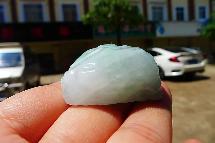 Natural Jade Rough Jadeite Raw (43g,4.1X3.4X1.65cm)