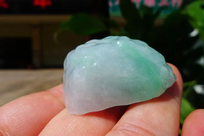 Natural Jade Rough Jadeite Raw (43g,4.1X3.4X1.65cm)