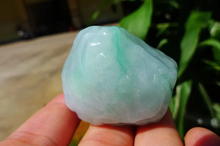 Natural Jade Rough Jadeite Raw (43g,4.1X3.4X1.65cm)