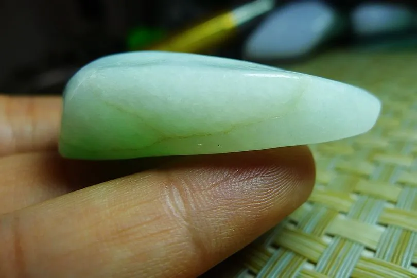 Natural Jade Rough Jadeite Raw (45g,5X3.2X1.4cm)