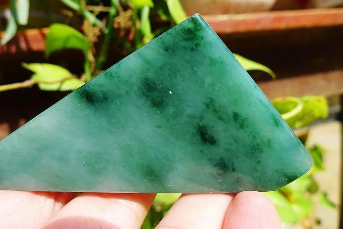 Natural Jade Rough Jadeite Raw (45g,7X4.7X0.6cm)