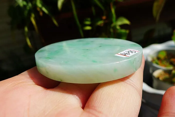 Natural Jade Rough Jadeite Raw (59g,5.55X0.7cm)