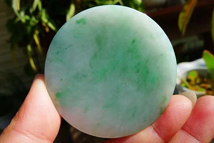 Natural Jade Rough Jadeite Raw (59g,5.55X0.7cm)