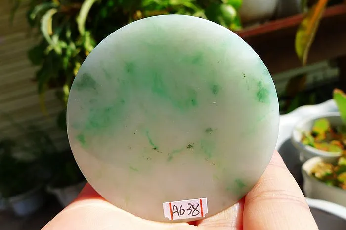 Natural Jade Rough Jadeite Raw (59g,5.55X0.7cm)