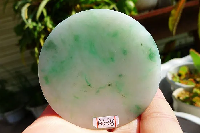 Natural Jade Rough Jadeite Raw (59g,5.55X0.7cm)