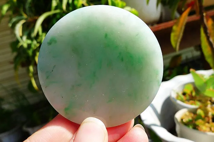 Natural Jade Rough Jadeite Raw (59g,5.55X0.7cm)