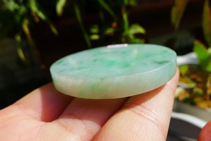 Natural Jade Rough Jadeite Raw (59g,5.55X0.7cm)