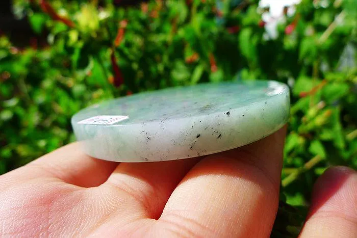 Natural Jade Rough Jadeite Raw (70g,5.9X0.7cm)