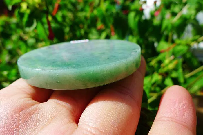 Natural Jade Rough Jadeite Raw (70g,5.9X0.7cm)