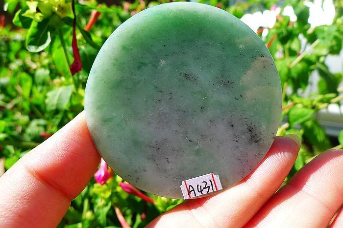 Natural Jade Rough Jadeite Raw (70g,5.9X0.7cm)