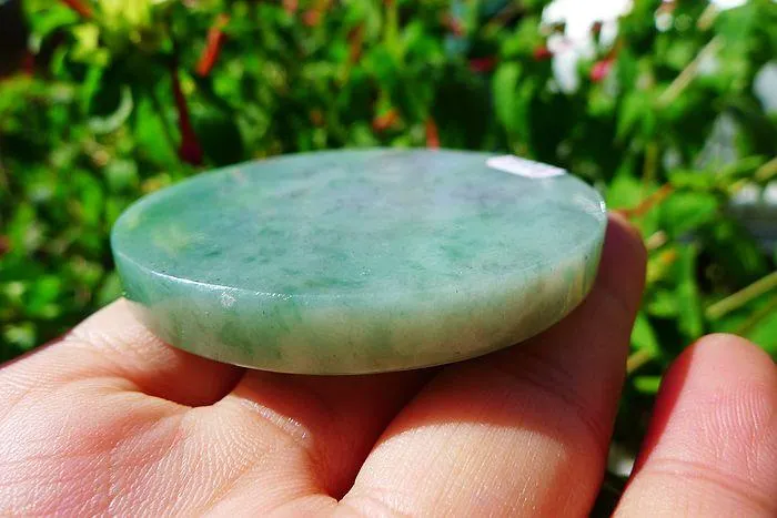 Natural Jade Rough Jadeite Raw (70g,5.9X0.7cm)