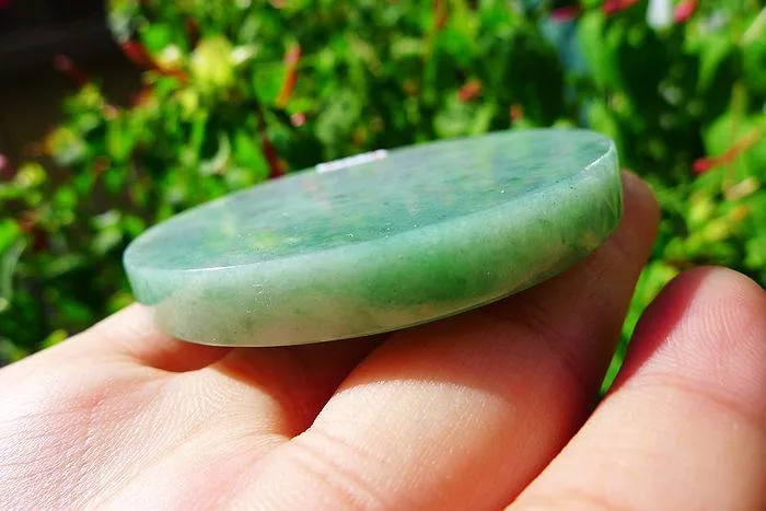 Natural Jade Rough Jadeite Raw (70g,5.9X0.7cm)