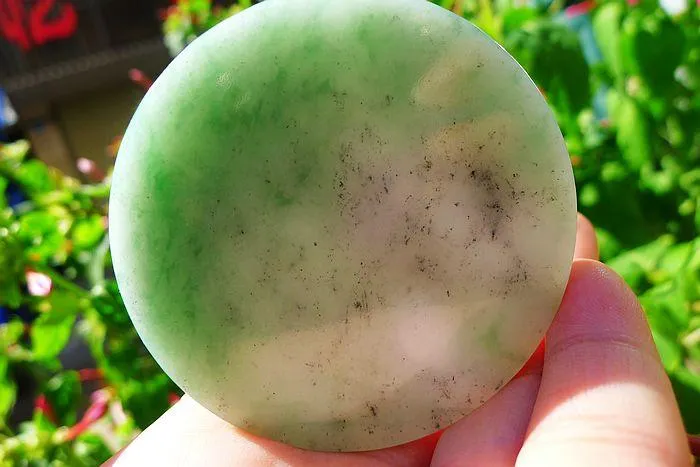 Natural Jade Rough Jadeite Raw (70g,5.9X0.7cm)