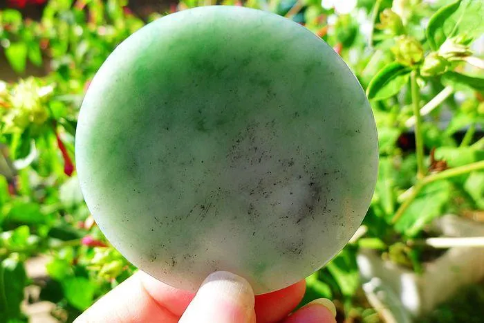 Natural Jade Rough Jadeite Raw (70g,5.9X0.7cm)