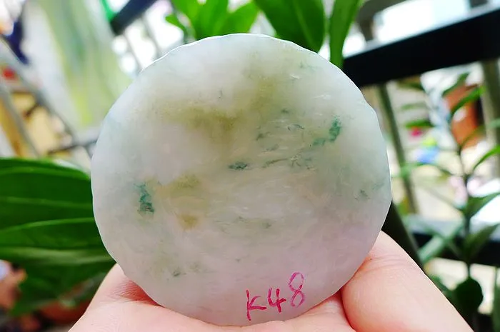 Natural Jade Rough Jadeite Raw (88g,5.3X1.3cm)