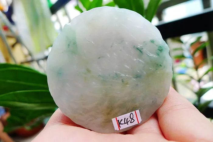 Natural Jade Rough Jadeite Raw (88g,5.3X1.3cm)